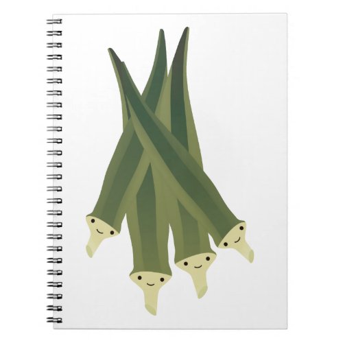 Cute Okra Notebook