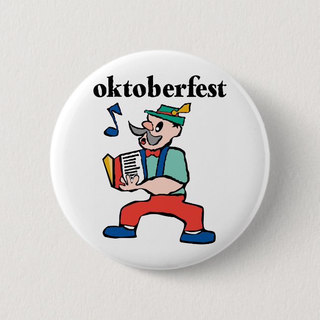 Cute Oktoberfest Button (Front)