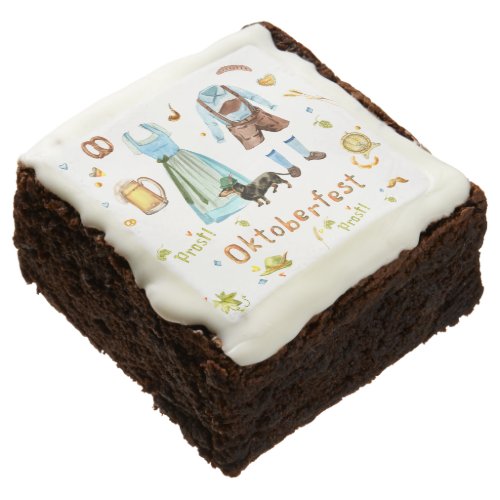 Cute Oktoberfest Party Favor  Brownie