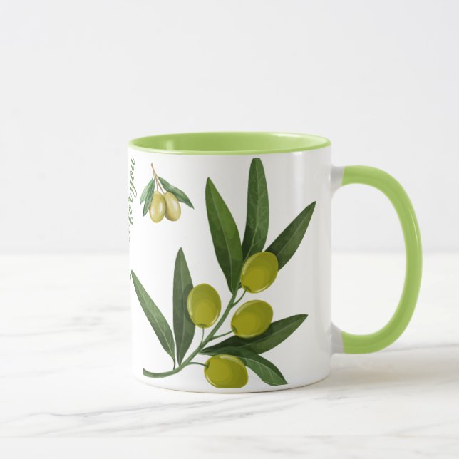 Cute Olive Tree Mug (Right)