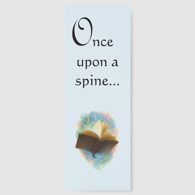 Cute Once Upon a Spine Magical Bookmarks (Front)