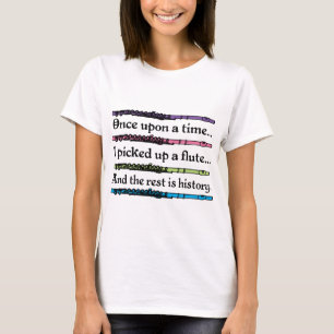 Cute Once Upon A Time Flute T-Shirt
