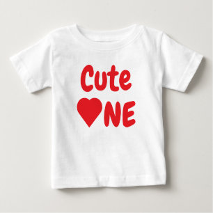 Cute One 1st Birthday Baby T-Shirt