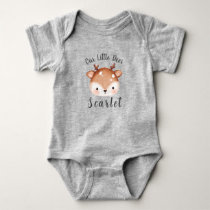 Cute ONE Deer First Birthday I Baby Shower Baby Bodysuit