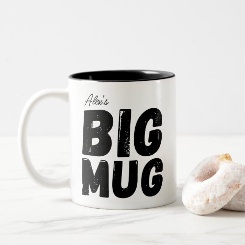 Cute One Huge Mug Custom Name Novelty Jumbo