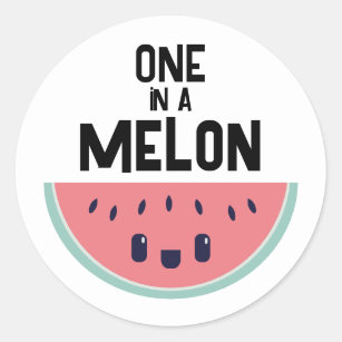 Pegatinas Kawaii Melon · Creative Fabrica