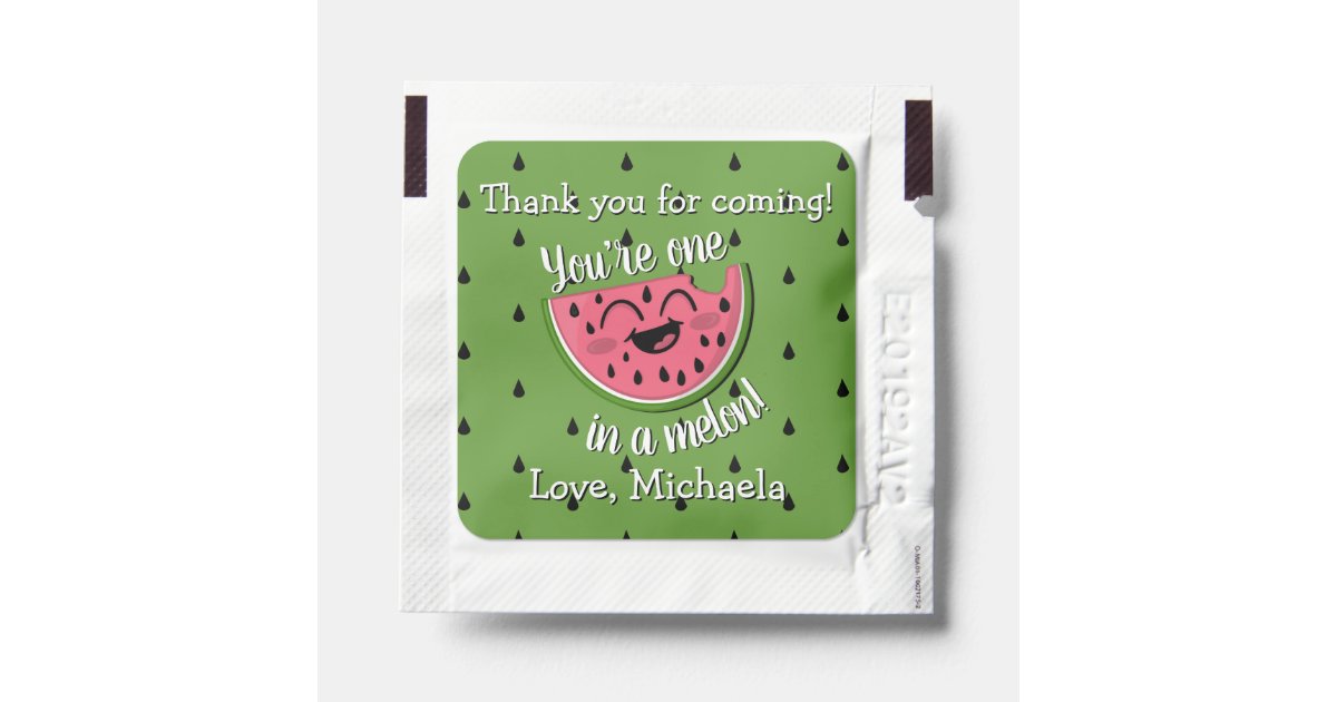 Cute One In A Melon Watermelon Girl 1st Birthday Hand Sanitizer Packet Zazzle Com A watermelon first birthday party with cricut — jen t. cute one in a melon watermelon girl 1st birthday hand sanitizer packet zazzle com