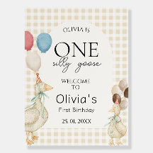 Cute One Silly Goose Birthday Party 