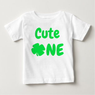 Cute One St Patrick's Day 1st Birthday Baby T-Shirt