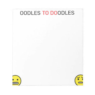 Cute Oodles To Do Notepad