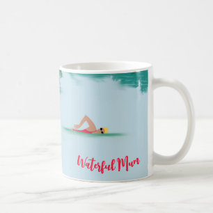 Cute Open Water Swimming Nature Mothers Day Coffee Mug