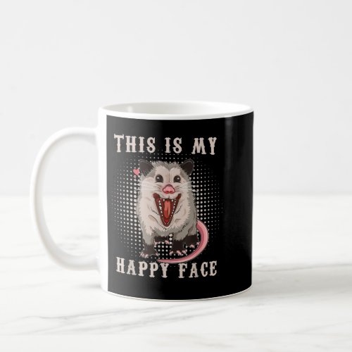 Cute Opossum Funny This Is My Happy Possum Lover Coffee Mug