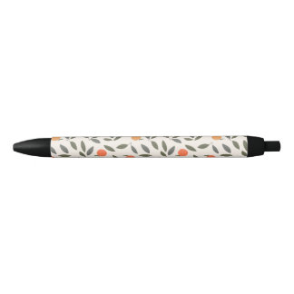 Cute Orange and Leaves Pattern Pen