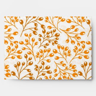 Cute orange autumn berries
