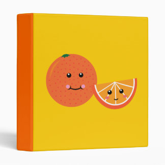 Cute Orange Binder