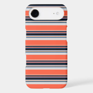 Cute orange blue stripes iPhone 17 air case