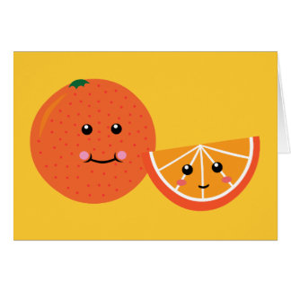 Cute Orange Cards