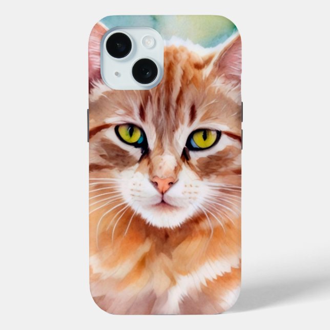 Cute Orange Cat Case-Mate iPhone Case (Back)