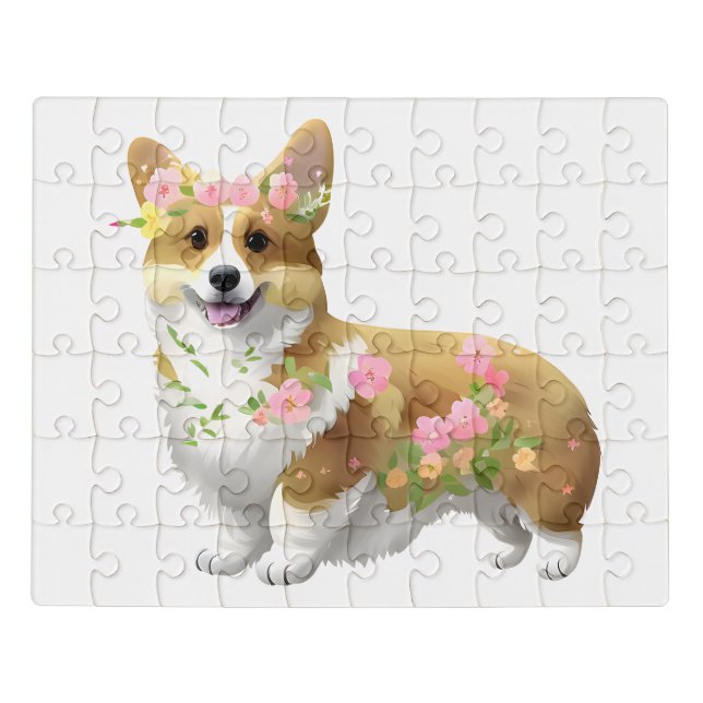 Cute Orange corgi for  a positive mood    Jigsaw Puzzle (Puzzle Horizontal)