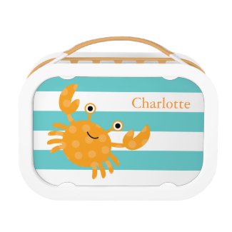 Cute Orange Crab Lunchboxes
