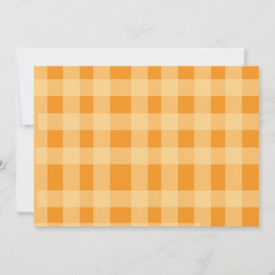 Cute Orange Fruit Kids Birthday Invitation