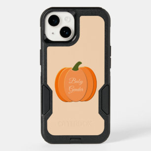 Cute Orange Gender Neutral Pumpkin Custom OtterBox iPhone 14 Case
