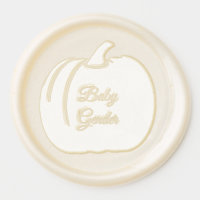 Cute Orange Gender Neutral Pumpkin Custom