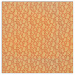 Cute Orange Ghost Pattern Fabric