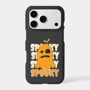 Cute Orange Ghost Spooky Season Halloween Design iPhone 17 Pro Case