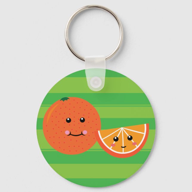 Cute Orange Keychain (Front)