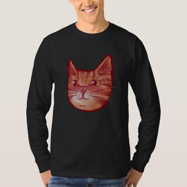 Cute orange kitty cat T-Shirt (Front)