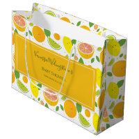 Lemons Large Gift Bag