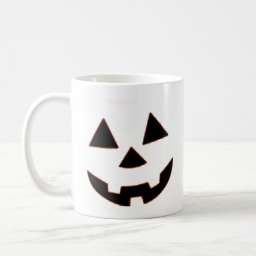 Cute Orange Pumpkin Custom Name Halloween  Coffee Mug