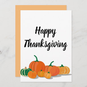 Cute Orange Pumpkin Spice   Invitation