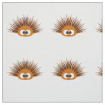 Cute Orange Sea Urchin Fabric