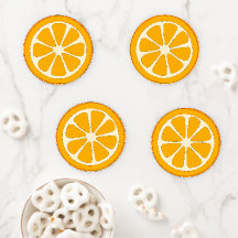 Cute Orange Slice Simple Minimalist Kitchen