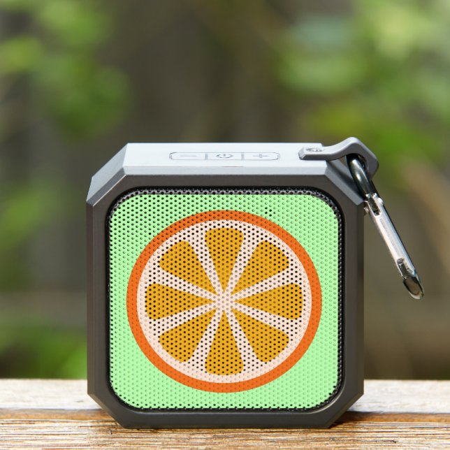Cute Orange Slice Summer Fruit Bluetooth Speaker (Insitu(Outdoor))
