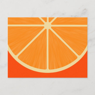 Cute Orange sSlice Postcard