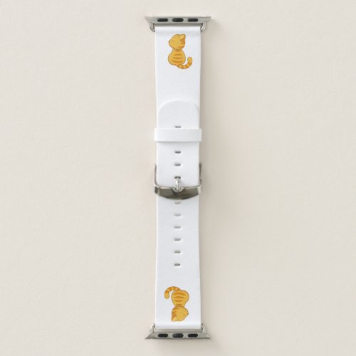 Cute Orange Tabby Cat Apple Watch Band