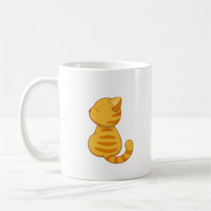 Cute Orange Tabby Cat Coffee Mug