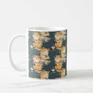Cute Orange Tabby Cat Coffee Mug