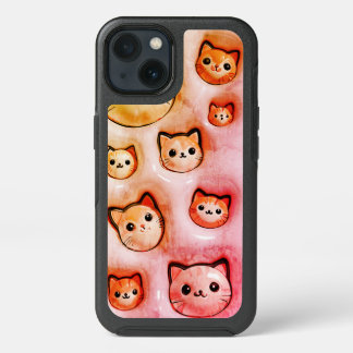 Cute Orange Tabby Cats - Protective Phone Case