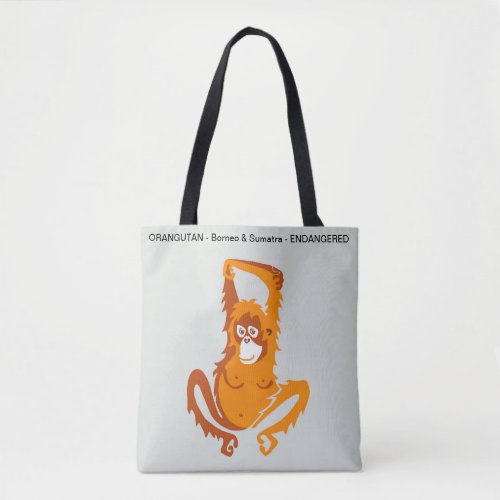 Cute ORANGUTAN _ Wildlife _ Ape _ Primate_ Tote Bag