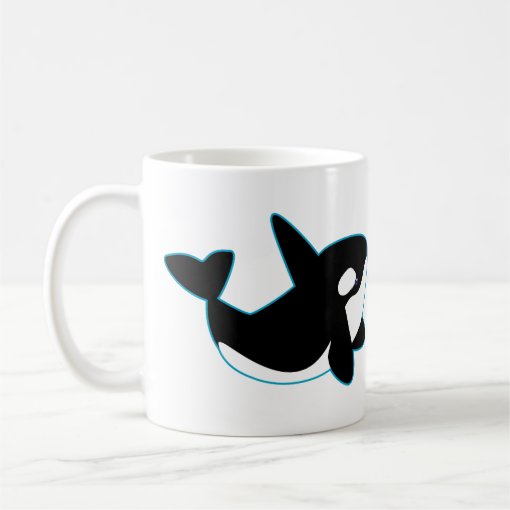 Cute Orca Killer Whale Coffee Mug Zazzle Cute orca killer whale coffee mug zazzle