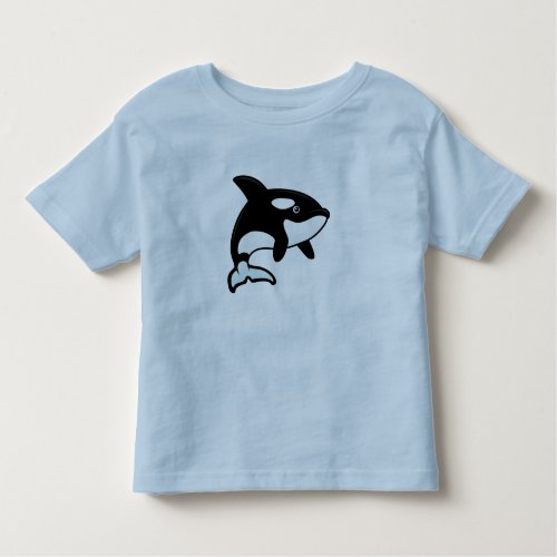 Cute Orca  Killer Whale Toddler T_shirt