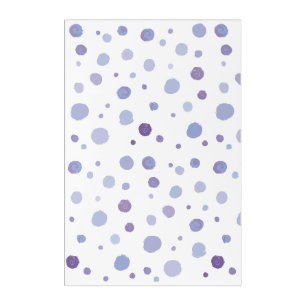 Cute Organic Brushstroke Dot Artwork Acrylic Print