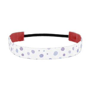 Cute Organic Brushstroke Dot Artwork Athletic Headband