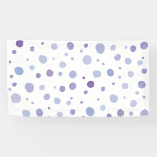 Cute Organic Brushstroke Dot Artwork Banner
