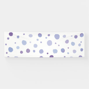 Cute Organic Brushstroke Dot Artwork Banner