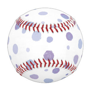 Cute Organic Brushstroke Dot Artwork Baseball
